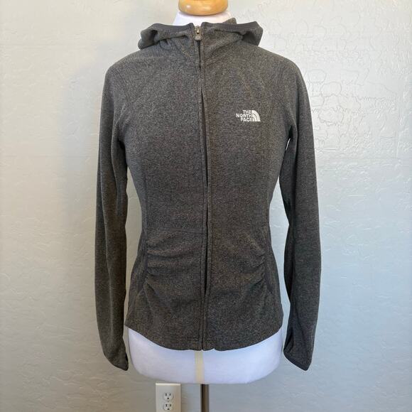 Columbia Jackets & Blazers - The North Face Women’s Polartec Classic Hooded Full Zip Jacket Gray Heather Sm